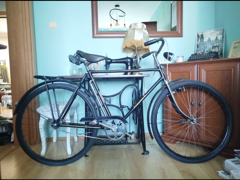 Zabytkowy rower Męski Zzr, Łucznik, z okresu PRL-u, lata 50/60, WYSYLk