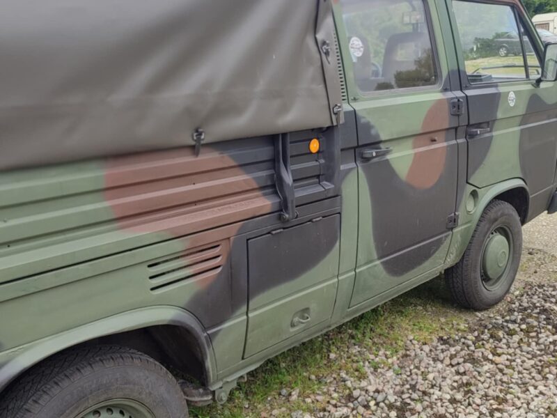 VW T3 Doka Bundeswehra 1989 | Zabytek | 6 osób