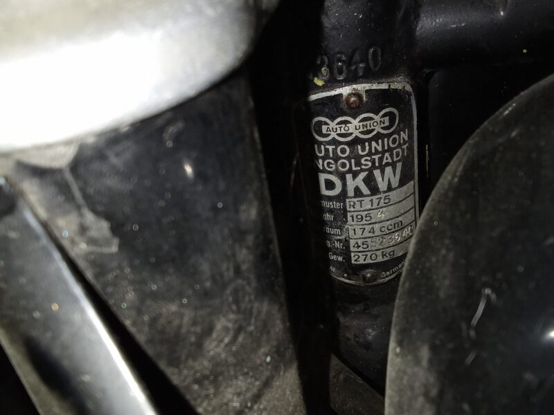 DKW RT 175 z 1954 – w jednej rodzinie od nowości!