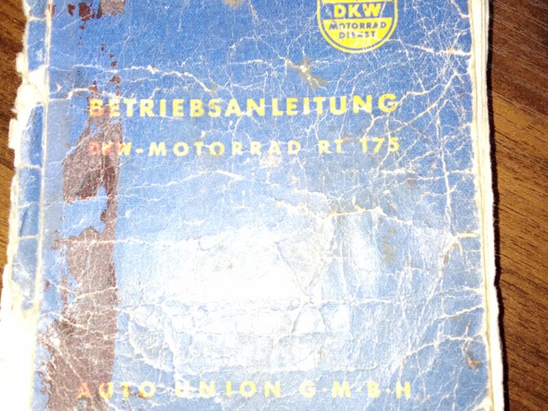 DKW RT 175 z 1954 – w jednej rodzinie od nowości!