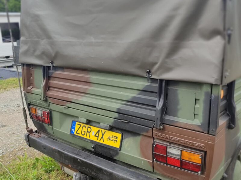 VW T3 Doka Bundeswehra 1989 | Zabytek | 6 osób