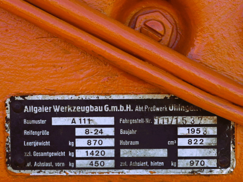 Porsche Allgaier A111 – 1953