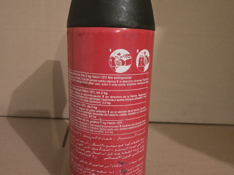 Orginalna zabytkowa gaśnica do BMW z lat 80